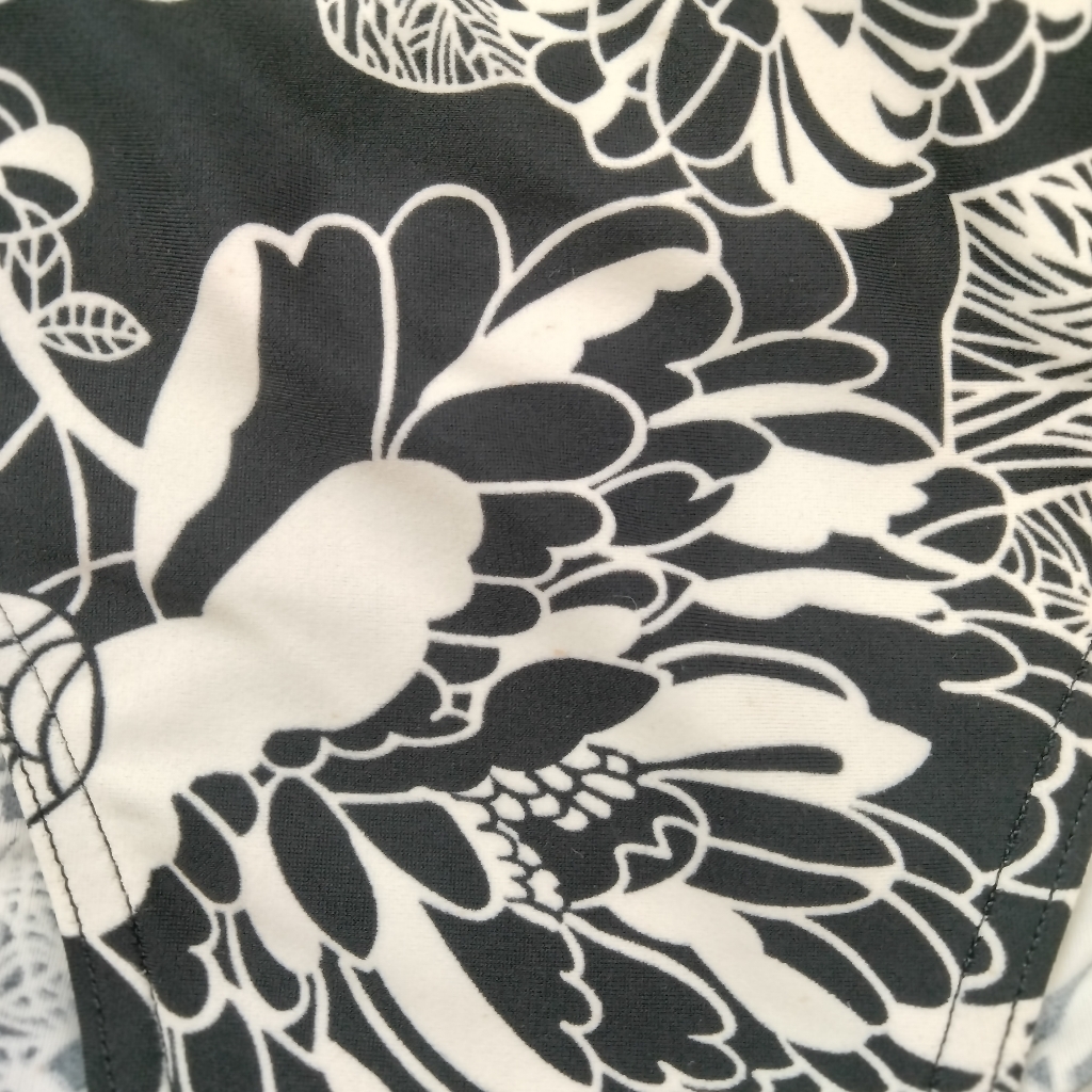 Debenhams Nwot Black And White Floral Print Bikini Bottom Women's Size 6 — image 6 of 8